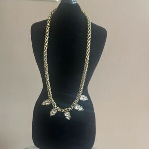 Elegant Gold and Silver Necklace